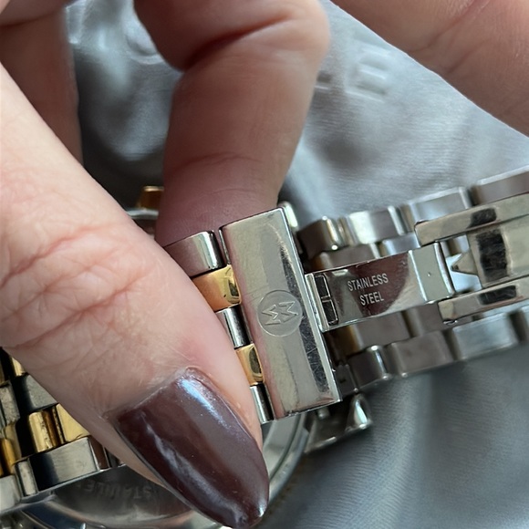 Michele | Michele Sport Sail Large Two-Tone Authentic Watch - Picture 7 of 8